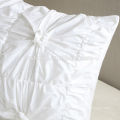 Madison Park Harlow Cama White Pieced Ruched Consolador Set